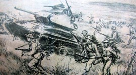 Painting exhibition highlights Dien Bien Phu victory - ảnh 1